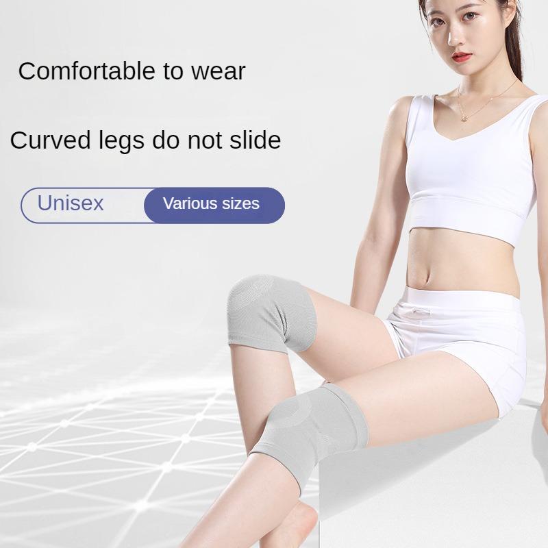 Наколенники Короткая тонкая оболочка Теплая женская накладка на суставы Защищает колени Противоскользящая Цвет кожи Старые холодные ноги Женские мужские летние