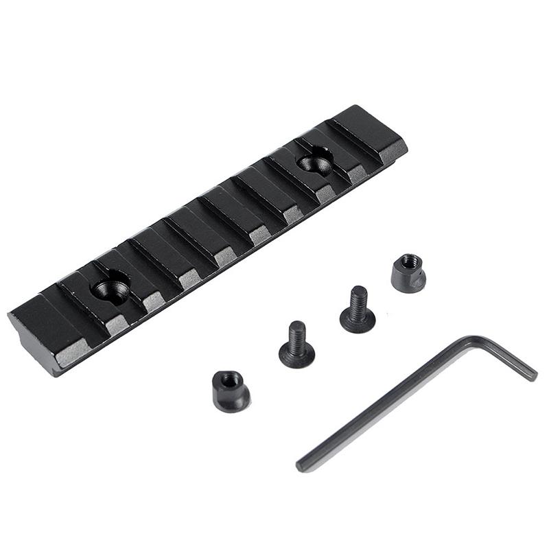 F016 Нейтральный Keymod Металлическая направляющая полоса Охотничий тактический алюминиевый слот