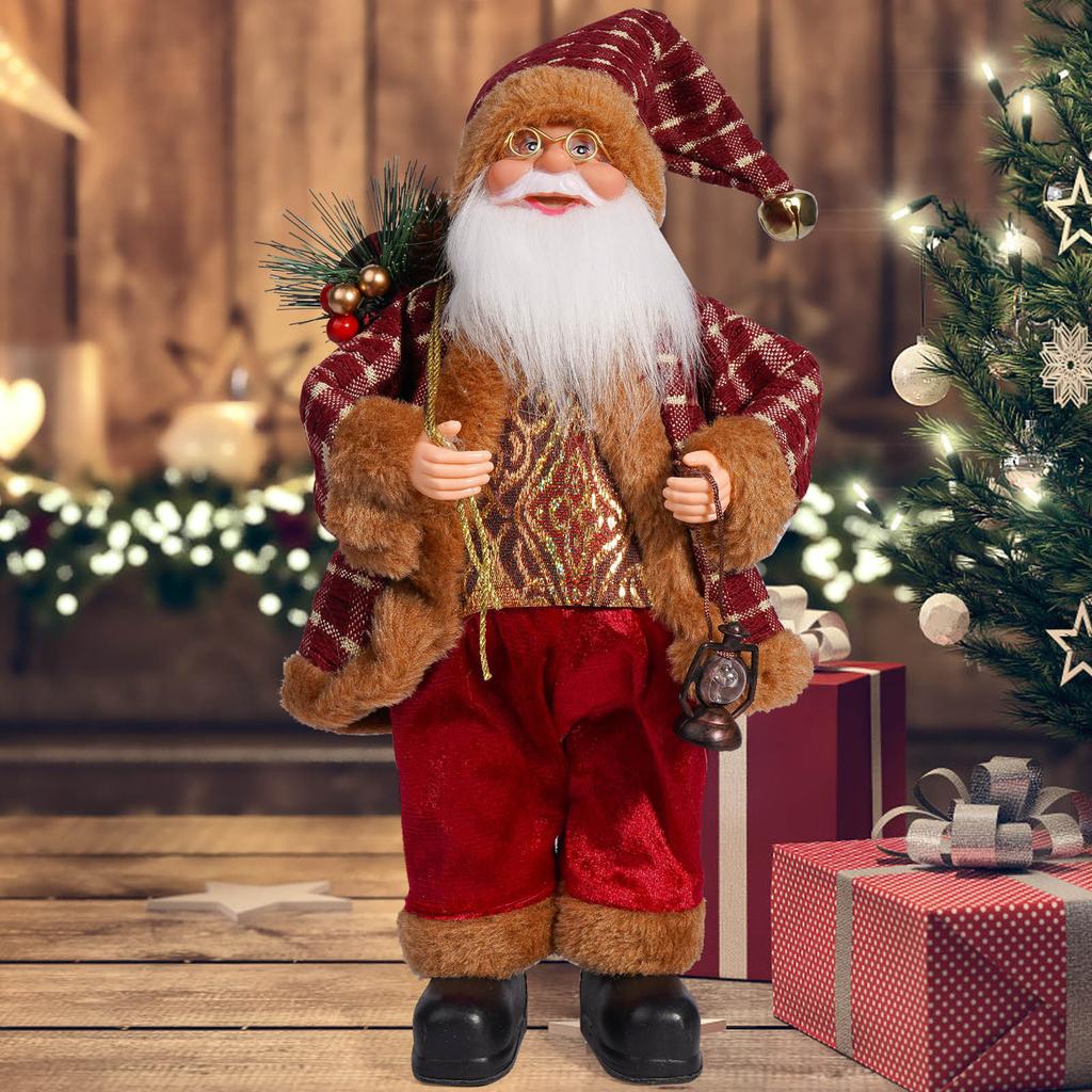 Xmas Decor for Home Navidad Party Ornaments Christmas Ornaments Santa Claus Doll with Gift Bags