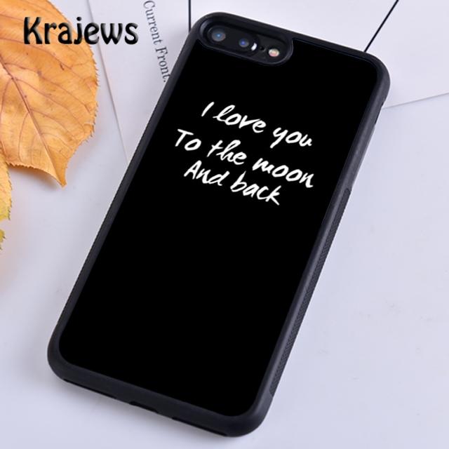 Я люблю тебя до луны и обратно Чехол для телефона для iPhone 17 Air 16 15 14 plus 12 13 pro max Fundas