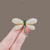 Dragonfly Brooch Female High-end Exquisite Rhinestone Luxury Niche Suit Brooch Pin Anti-light Accessories