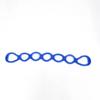 Portable Size Physical Stretch Resistance Band 7 Ring Pull Up Assist Band  Arm Exercise