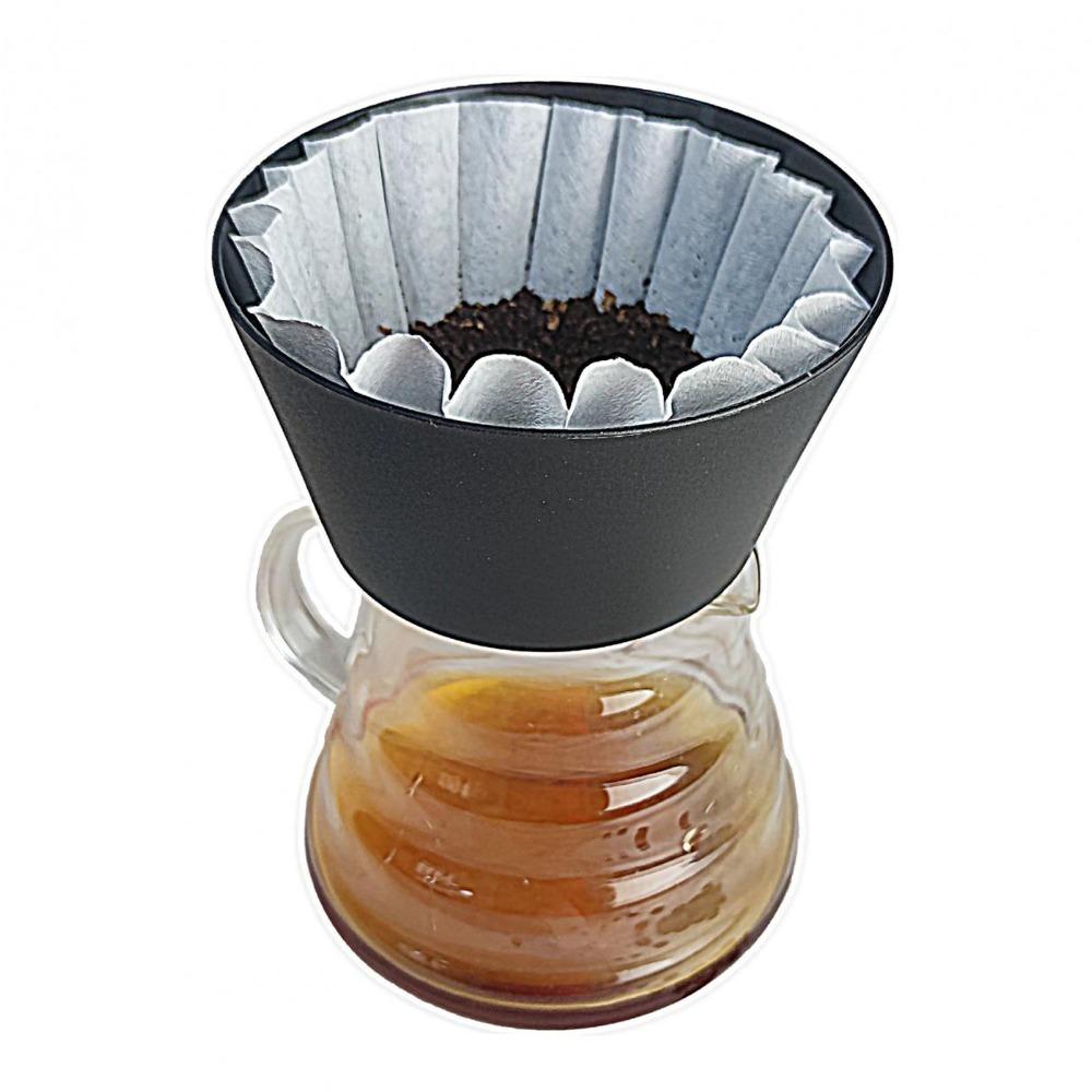 Large Capacity 40-60g Pour Over Coffee Dripper Manual Drip Coffee Filter For Home Brewing