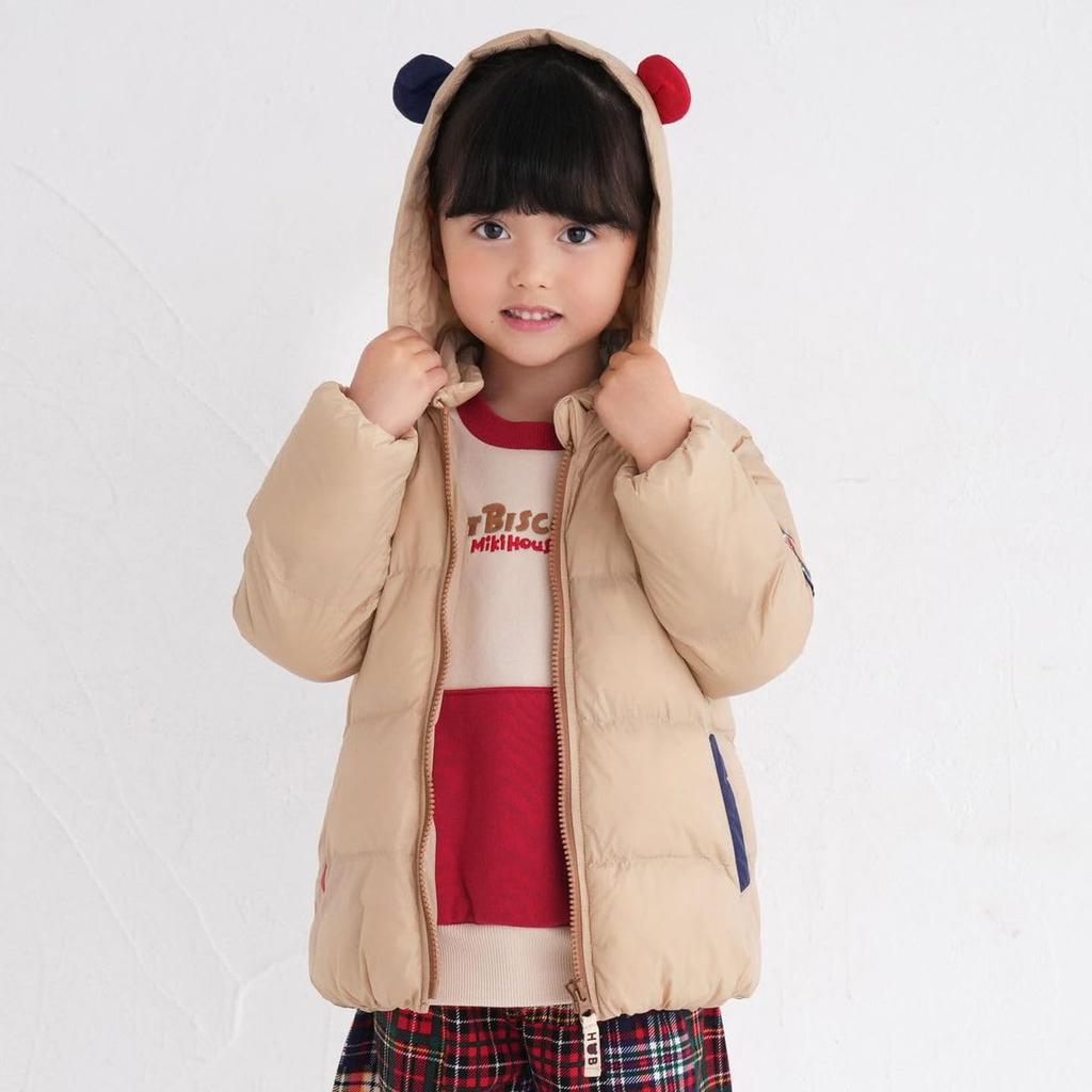 Miki House Hot Biscuits Jumper, Boys and Girls, Beige, 110cm, 73-3703-494