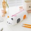 Silicone Material Portable Stationery Box Cartoon Animal Pencil Case  School Supplies