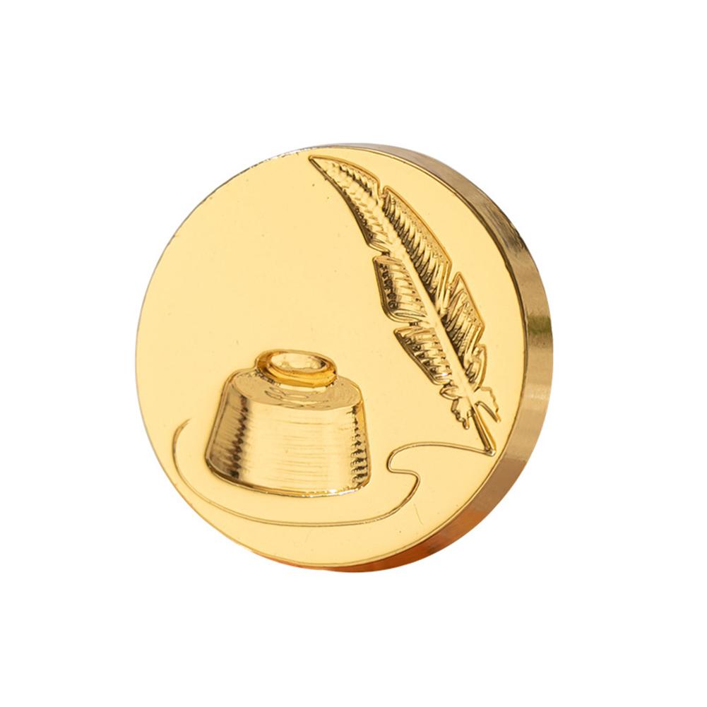 Золотой антикварный сургучный штамп, винтажный ремесленный запечатывающий штамп для открыток, конвертов, свадебных приглашений, подарочной упаковки, скрапбукинга