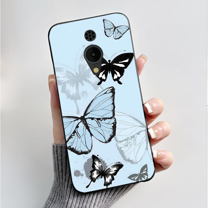 Печатный чехол для телефона Nokia 150 2G 2023 C2 C10 C20 Funda Coque Мягкий силикон Черный корпус Чехол Милый Цветок Мультяшный Корпус Capa