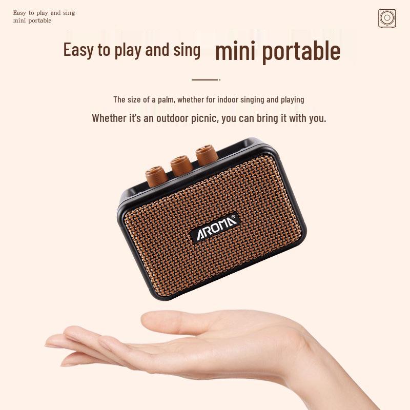 Anoma AG-04 Портативный Bluetooth-усилитель для акустической гитары с аккумулятором