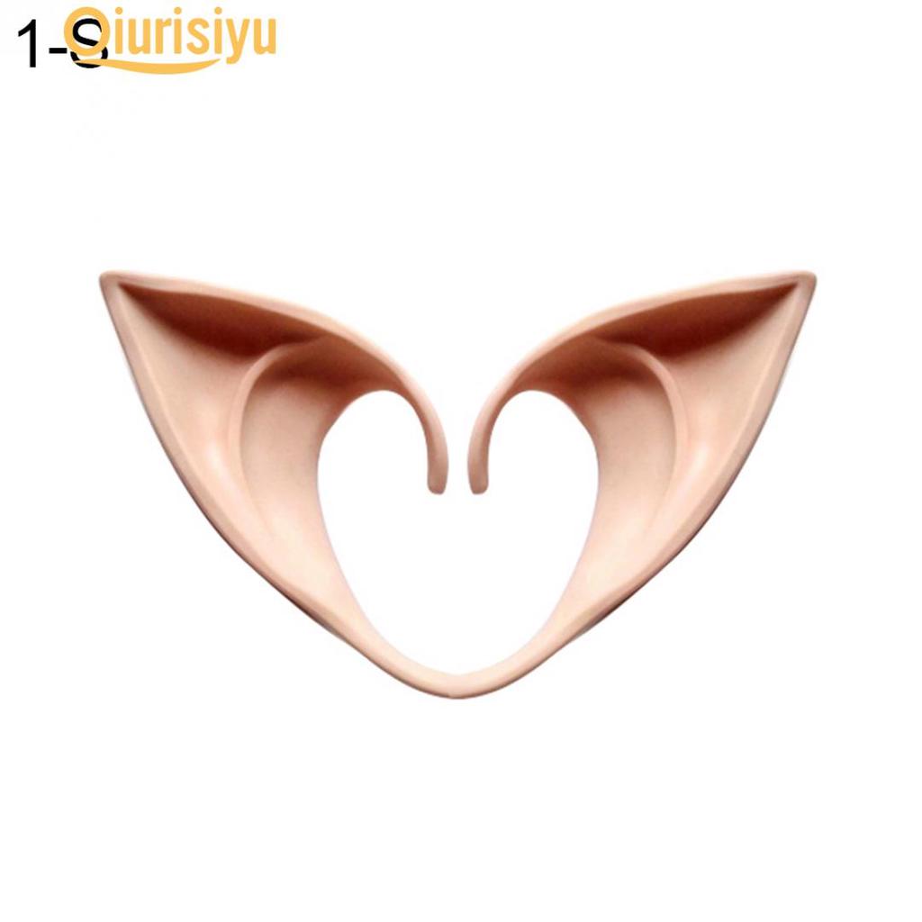 Хэллоуин Светящиеся в темноте Костюм Эльфа Косплей Аниме Накладные Уши Эльфа Реквизит Костюм Феи