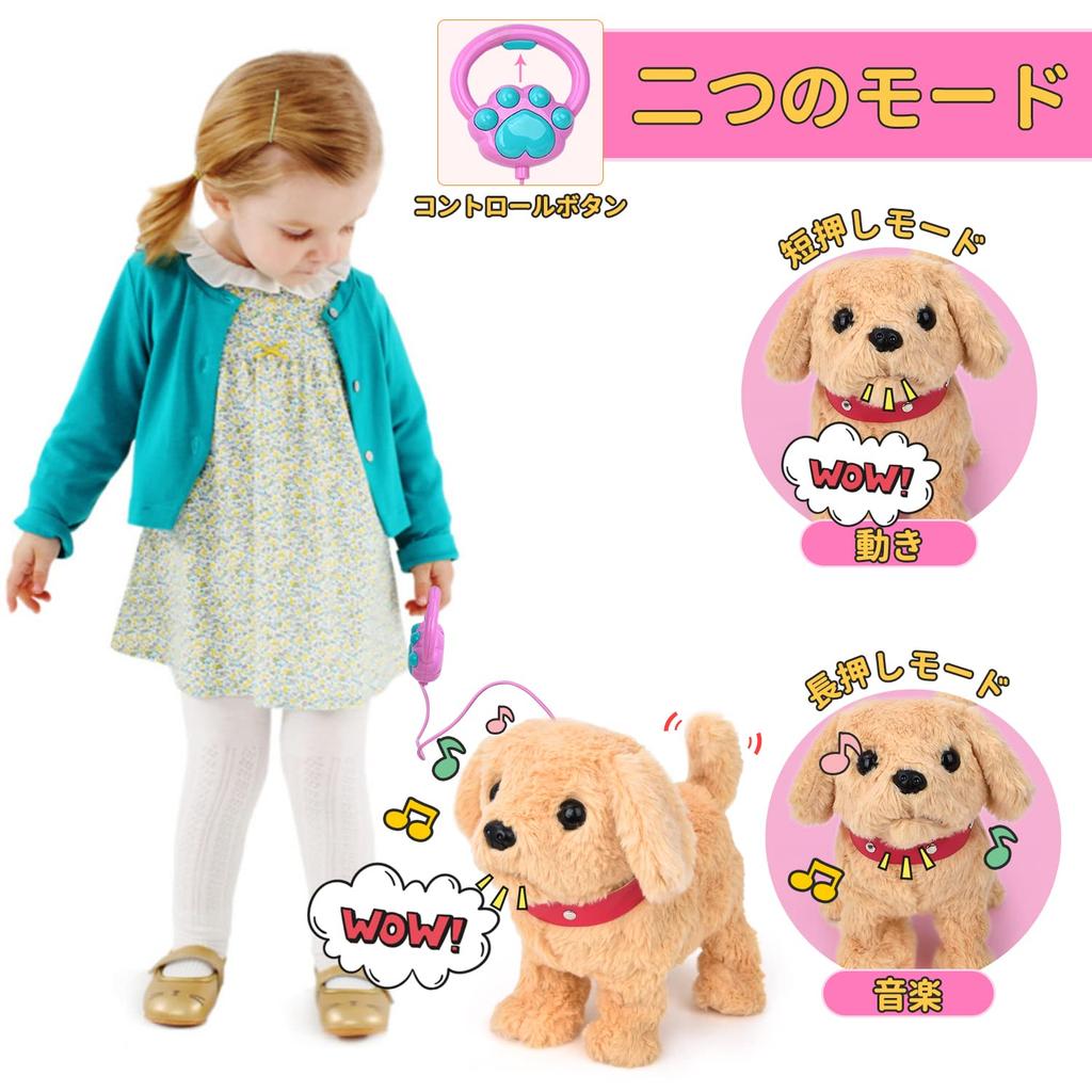 JoyGrow Pretend Play Set, Walk with Your Dog, Moving Plush Toy with Sound, Robot Dog, Pet Care Kit, Doctor Play Toy, Feeding, Educational Toy,