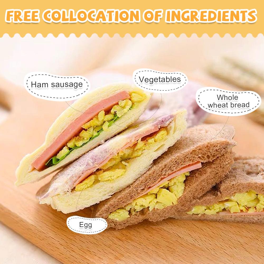 Sandwich Mould Bear Mini Cartoon Cute Bear Rabbit Car Sandwich Sealer Kids Bento Lunch Mold Cookie Cutter Baking Pastry Tools