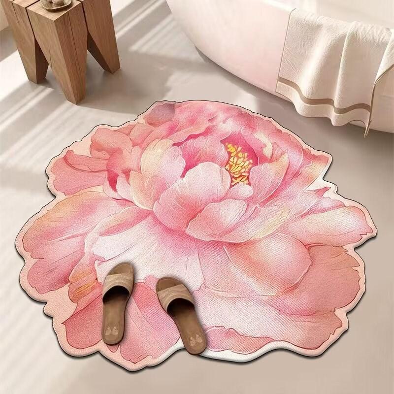 Большой Цветочный Круглый Ковер Ковер для Гостиной Ковер для Спальни Прикроватный Ковер