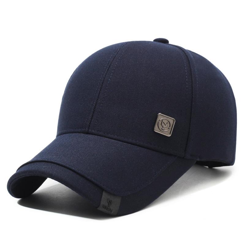 Spring Autumn Cap Men's Middle-Aged and Elderly Iron Standard Baseball Cap Peaked Cap Outdoor Sun Hat
