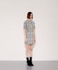 Chaenyuyog Detatchable Collar Dress [Black Check]