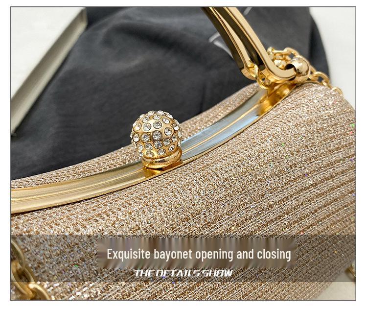 Трендовая вечерняя сумка через плечо кроссбоди 2025 года с дизайном в виде цепочки