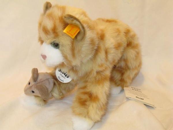 Милый кот Steiff и "Мими Мо" 24 см