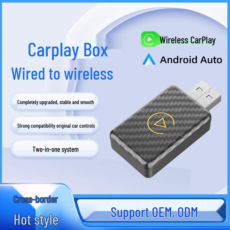 Популярный беспроводной адаптер CarPlay и Android Auto для бесшовной интеграции с автомобилем
