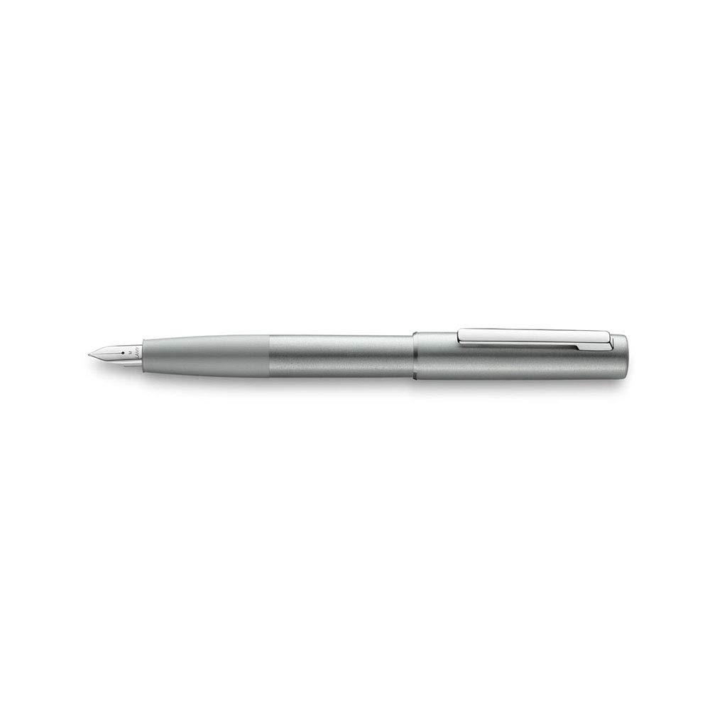 LAMY Aion Fountain F Fine Olive Officially Imported Pen, Nib, Silver, L77OS-F, Dual-Use,