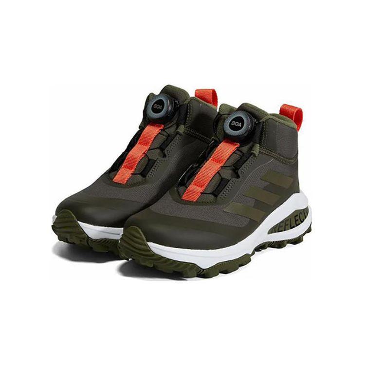 adidas Серия Fortarun Boa Atr K Теплые Прочные Ботильоны Детские Ботинки Детские Ботинки Зеленый GZ1809