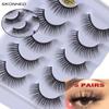 Flared Multi-styles Natural Long Criss-cross Eye Lash Extension 3D Faux Mink Hair False Eyelashes