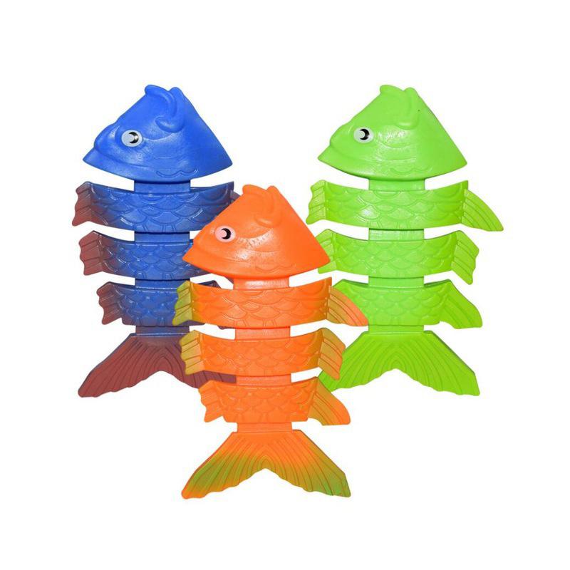 Swimming Pool Accessories Inflatable Pool Decoration Props Treasure Hunt Diving Set Torpedo Fish Water Rings Dolphin Gifts Tmz