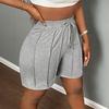 Женские спортивные шорты, повседневные спортивные шорты, эластичные мини-шорты с завязками на талии, летняя спортивная одежда