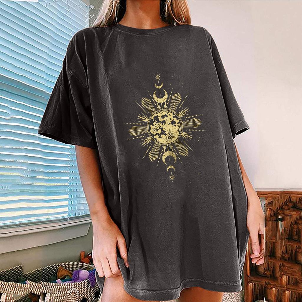 Женская винтажная повседневная блузка с короткими рукавами и принтом и короткими рукавами