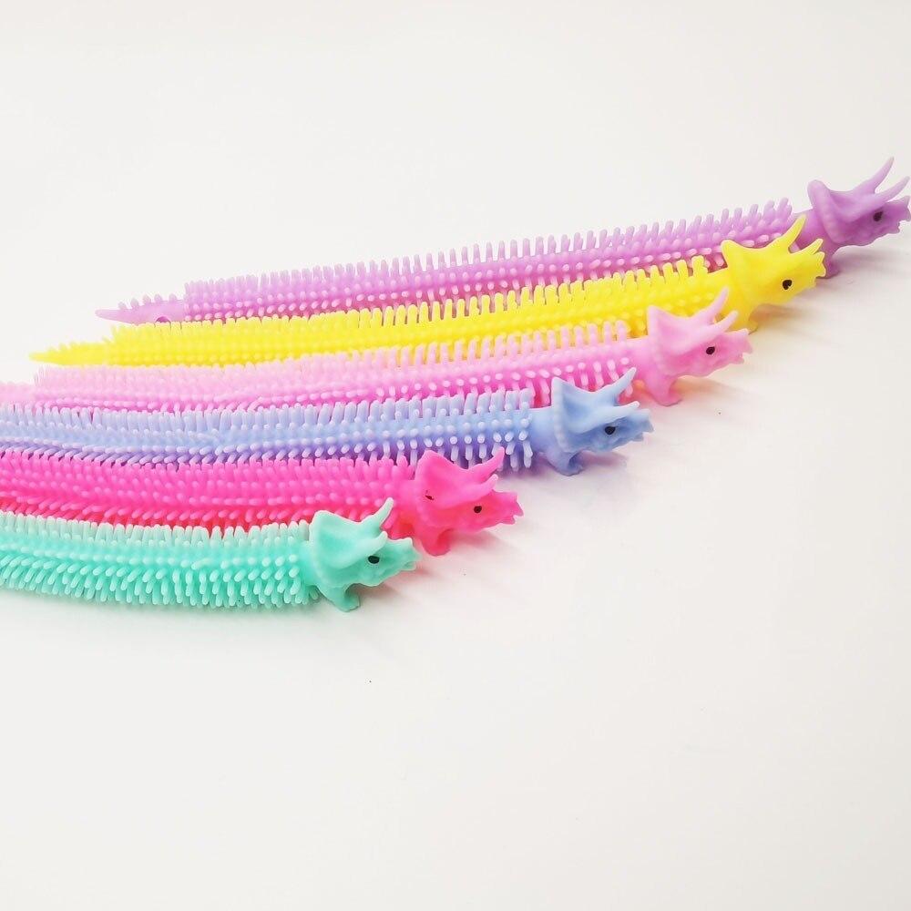 5 шт. червячная лапша растягивающаяся веревка TPR веревка антистрессовые игрушки веревка фиджет аутизм вентиляционные игрушки декомпрессионная игрушка