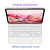 Магнитный чехол-клавиатура Bluetooth для iPad 10/11 Magic Keyboard 10,9 дюйма - Поддерживает русский, японский, корейский и немецкий языки