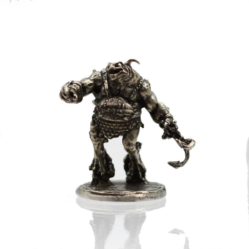 1PC Dwarf Legion Axe Soldiers Модели Игрушечные фигурки Миниатюры Металл Медь Мужские Подарки Настольные Украшения Украшения