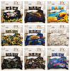 3D Butterfly Series Bedding Set Sunflower Duvet Cover Pillowcase 2/3 Pieces AU180 * 210 Girls' Room Full Size Soft Home Textile