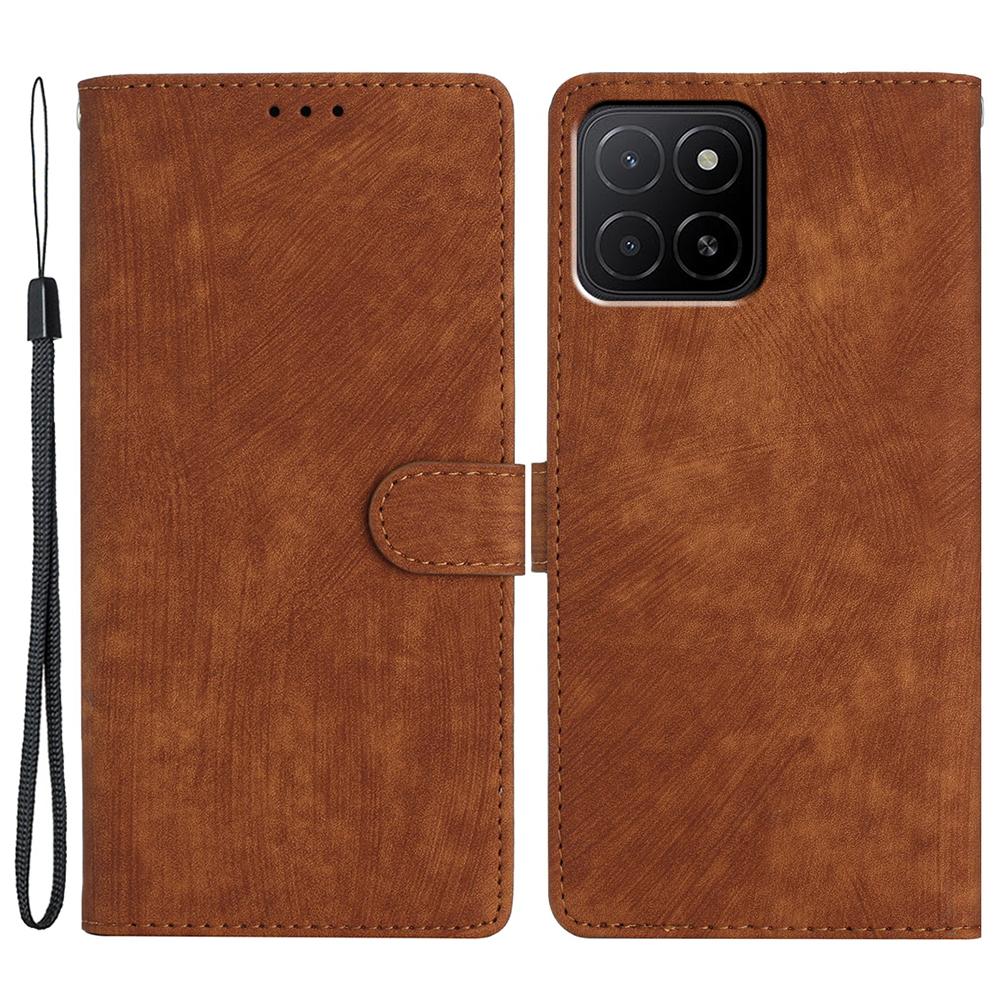 Чехол для Honor X5b/X5b Plus с отделениями для карт, покрытие PU-кожа с ощущением кожи, подставка