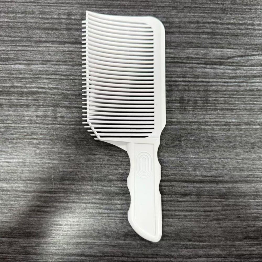 Heat Resistant Fading Comb Plastic Flat Top Hair Cutting Comb Barber Clipper Blending Comb  for Men