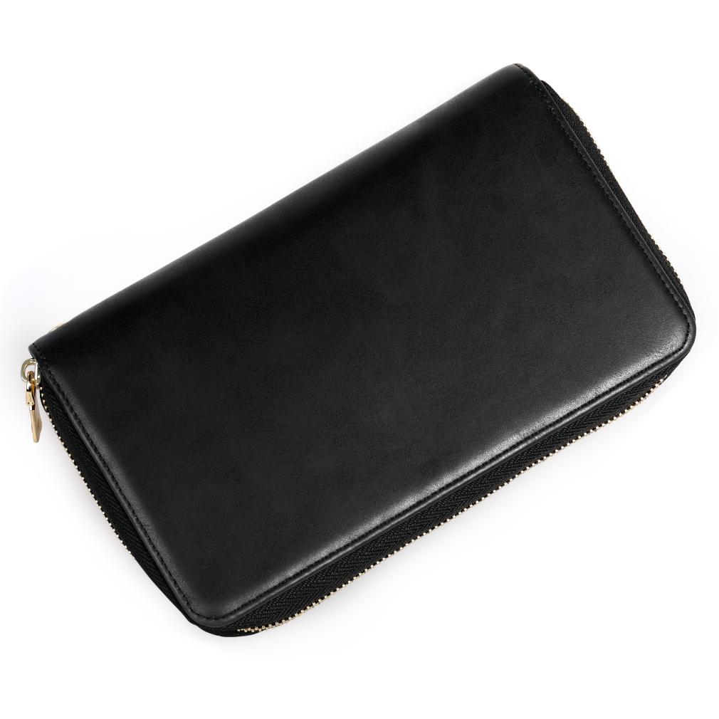 Мужской кошелёк на молнии в винтажном стиле