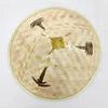Chinese Retro Bamboo Rattan Fisherman Hat Handmade Weave Straw Bucket Hat Tourism Rain Dance Props Cone Fishing Sunshade Hat