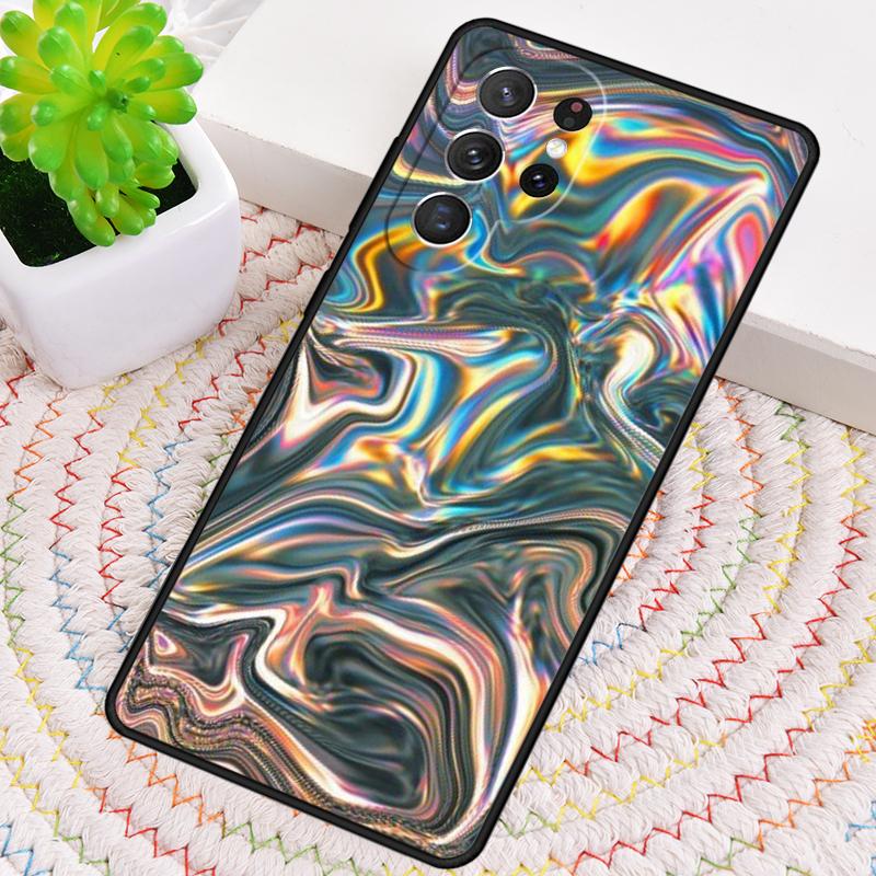 Голографический Dope Trippy Принт Силиконовый Чехол для Телефона Для Samsung Galaxy note 10 pro S26 S25 S24 S23 S22 S21 Plus Ultra Capa Чехол