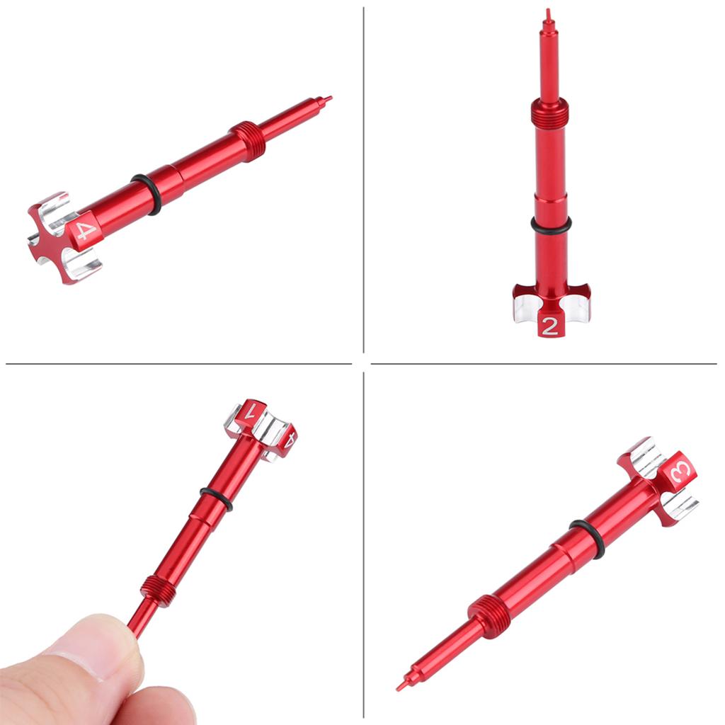 Air Fuel Mixture Screw Set for Keihin FCR FCRMX Carburetor for Suzuki Red