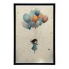 Unosząca Się W Marzeniach Unosząca Się W Marzeniach, 70X100 Cm, Rama Drewniana Jasny Dąb, Papier Matowy 230 Gsm