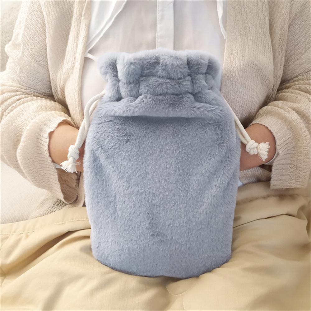 2L сумка для горячей воды защитный чехол плюшевый чехол для бутылки с водой толстые чехлы для бутылок зимняя сумка для воды грелка для рук и ног сумка для бутылки с водой