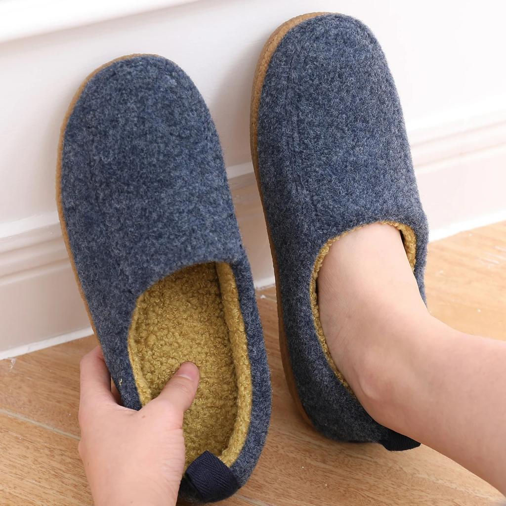 Fashion Crestar Women Cotton Slippers Girls Winter Warm Soft Soles Fuzzy Slippers Fashion Non Slip Heel Wrap Indoor Bedroom Cozy Slides