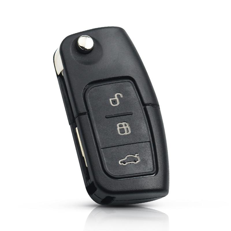KEYYOU 433MHz 3 Button Flip Key Keyless Entry ID460 ID63 Chip Car Remote Key Fob For Ford Focus Mondeo C Max S Max Galaxy Fiesta