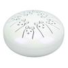 Alloy Steel Tongue Drum 8 Note 5.5in Chakra Tank Ethereal Lotus Handpan White 12 Zodiac Rabbit