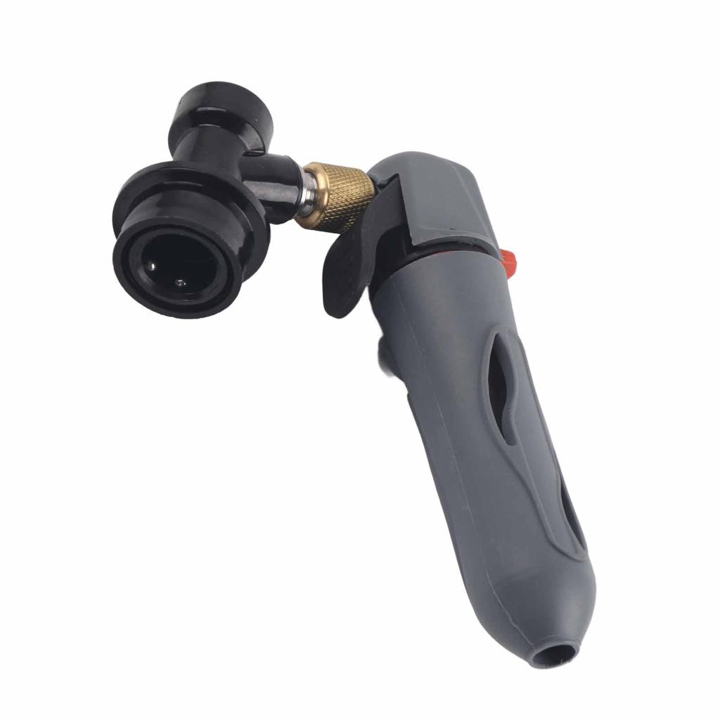 Keg Charger CO2 Injector Draft Beer Dispenser Ball Lock for Homebrew Soda Valve Grey