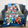 1pc Paw Paw4 Blanket, Gift, for Men and Women, Soft Blanket, Good for Sofa Bed Couch Travel, Lightweight Flannel Blanket