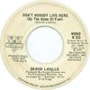 7-дюймовая пластинка DENISE LASALLE - Здесь никто не живет (Именем W221PROMO Западный 1973 США Соул/Фанк Б/У