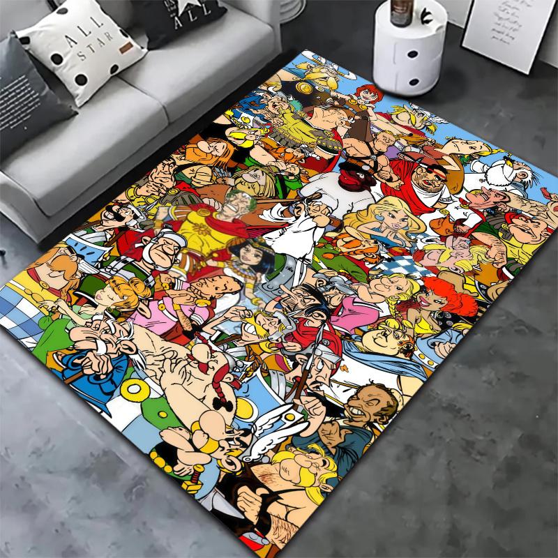 Asterix Carpet Rug for Living Room Bedroom Home Sofa Decoration,Kids play Nonslip Floor Mat