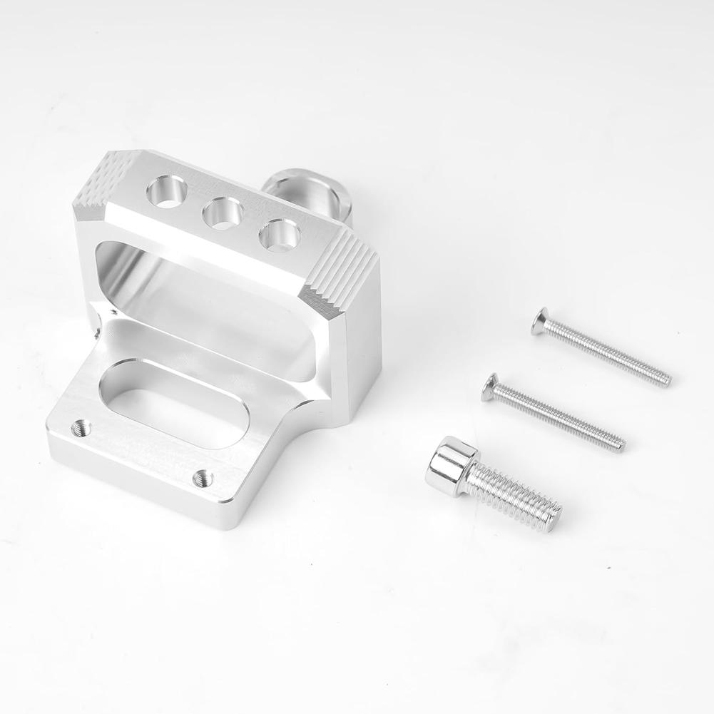 Promotion! 3 Port For MAC, AEM Boost Controller Solenoid Valve Mount Holder Bracket Kit CNC Billet Aluminum Silver