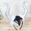 Witch Hair Accessories Ox Horn Hairband Evil Queen Evil Magic Witch Headpiece  Costume Accessory