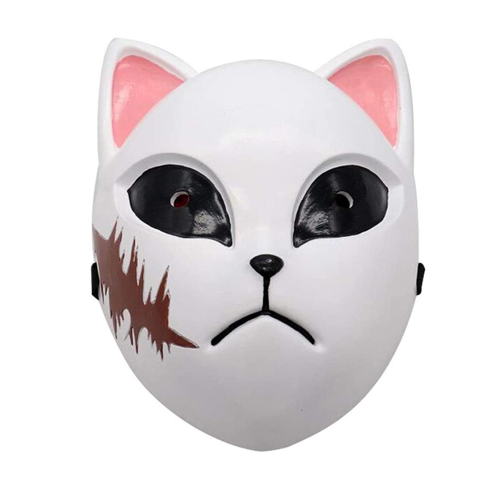 Японская аниме-маска с изображением животного, маска для лица, реалистичная маска с полной головой животного для костюма на Хэллоуин