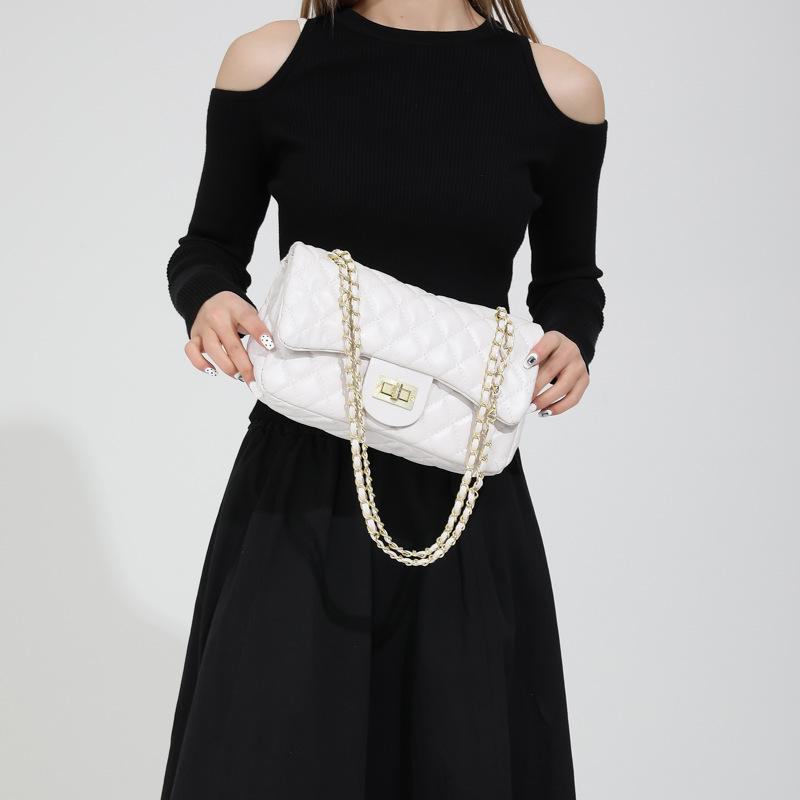 Xiaoxiangxiang Linglang Chain Новый стиль, модная, большая вместимость, качественная, одно плечо, женская, маленькая квадратная сумка через плечо